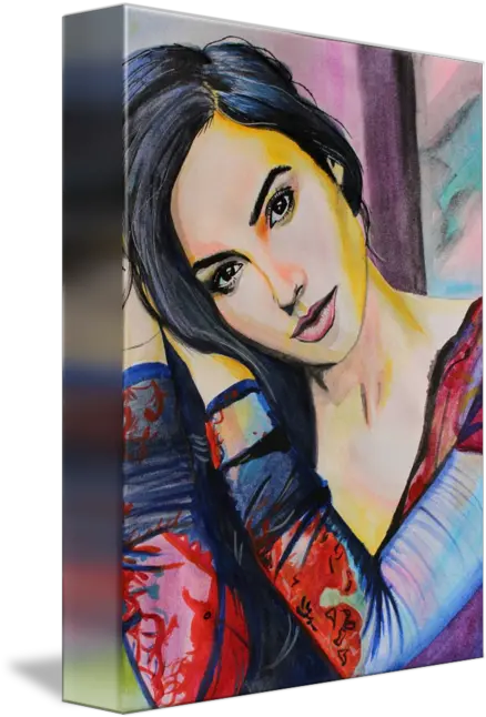 Gal Gadot Modern Art Png Gal Gadot Png