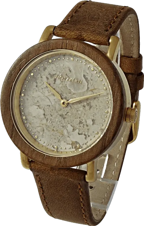 Uranus Walnutmarble Analog Watch Png Uranus Png