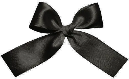 Black Bow Ribbon Png Transparent Image Black Transparent Ribbon Bow Black Tie Png
