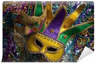 Mardi Gras Mask And Beads Wall Mural U2022 Pixers We Live To Change Mardi Gras Png Mardi Gras Mask Png