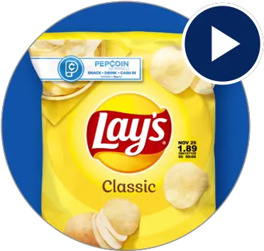 Pepcoin By Pepsico Buy Scan Cash In Classic Potato Chips Png Frito Lay Logo