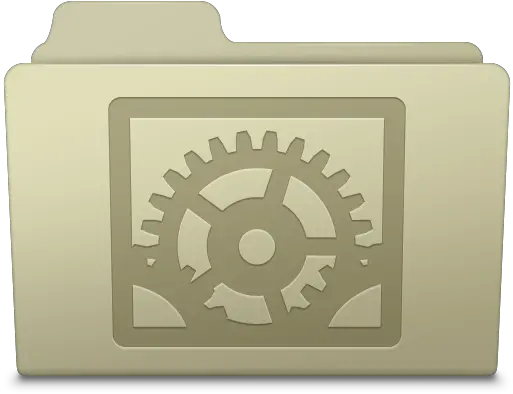 System Preferences Folder Ash Icon Gear Png Ash Icon