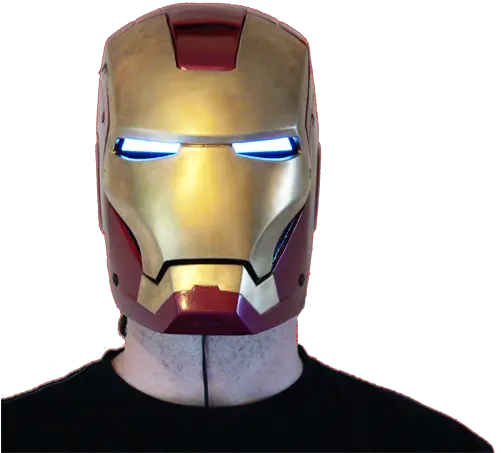 El Iron Man Set U003d Tape Glowing Eyes Panel Arc Reactor Mask Png Iron Man Helmet Png