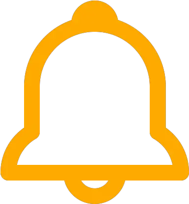 Yellow Bell And Alert Icon Png Symbol Notifications Icon Transparent Background Vector Caution Icon