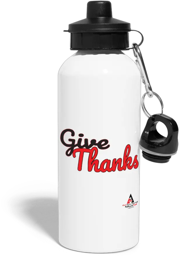 Give Thanks Water Bottle Water Bottle Png Give Thanks Png