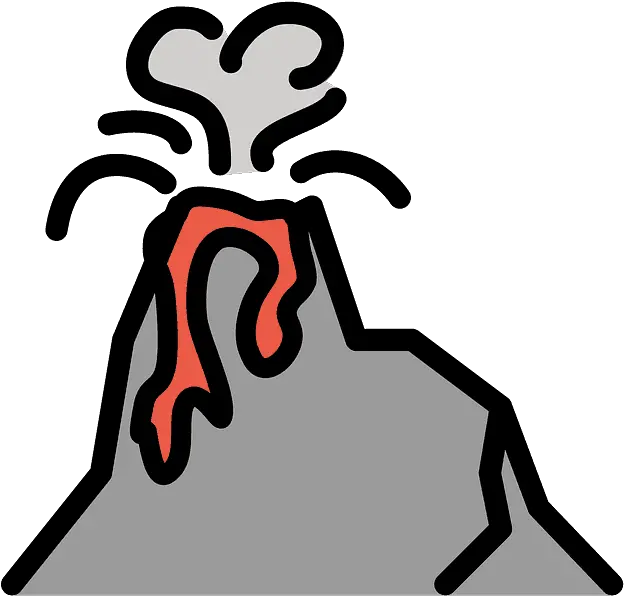 Volcano Emoji Clipart Free Download Transparent Png