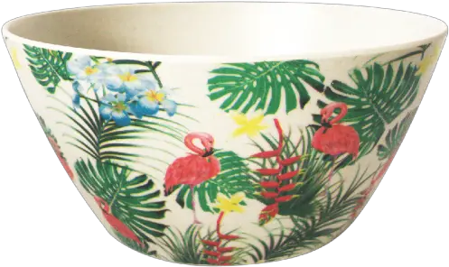 Bright Flamingo Salad Bowl 25cm Ceramic Png Salad Bowl Png