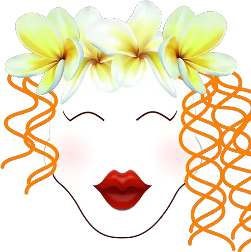 Haole Girl Island Sweets Kauai Hawaii Hair Design Png Hawaiian Lady Icon