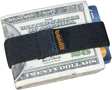 Bandit Wallet Elastic Money Clip Money In Wallet Png Bandit Png