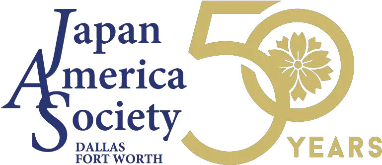 Japan America Society Of Dallasfort Worth U2013 50th Emblem Png 50th Anniversary Logo