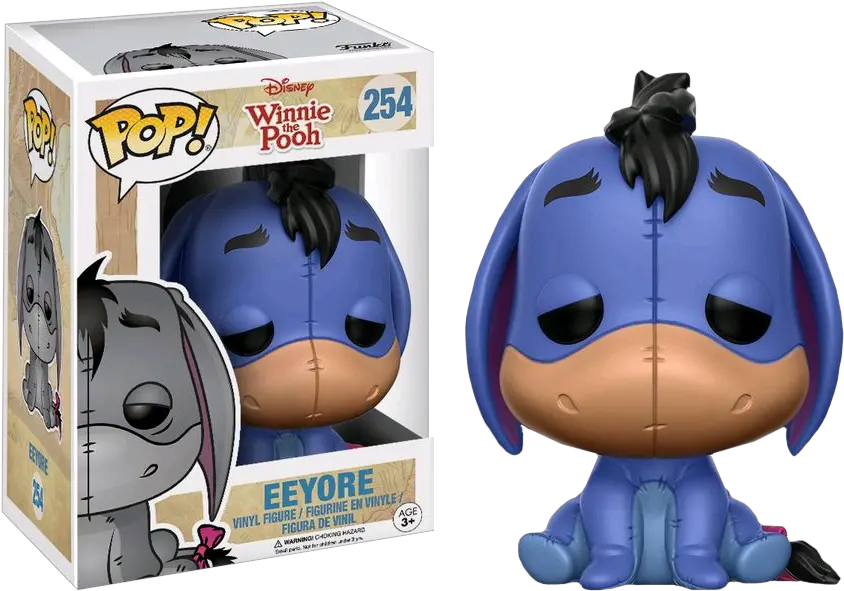 Winnie The Pooh Funko Pop Eeyore Blue 254 Funko Pop Eeyore Png Eeyore Png