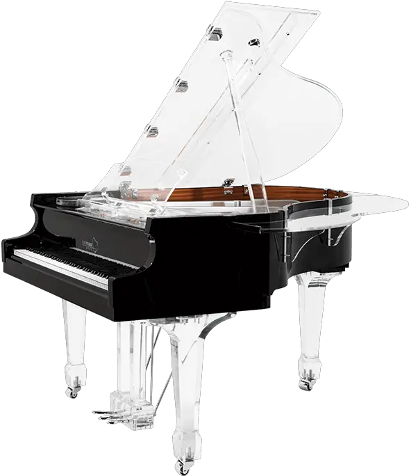 Aire Acrylic Clear Baby Grand Piano For Silent Piano Png Piano Transparent