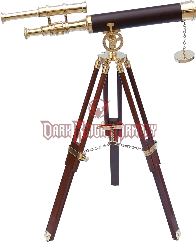 Refracting Telescope Brass Tripod Maritime Transport Medieval Telescope Png Telescope Png