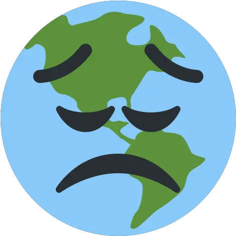 Emoji Earth Png Image Earth With Sad Eyes Earth Png