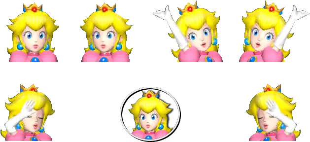 Gamecube Mario Party 7 Peach Icons Solo Mode Menu The Mario Party 7 Princess Peach Png Peach Icon Png