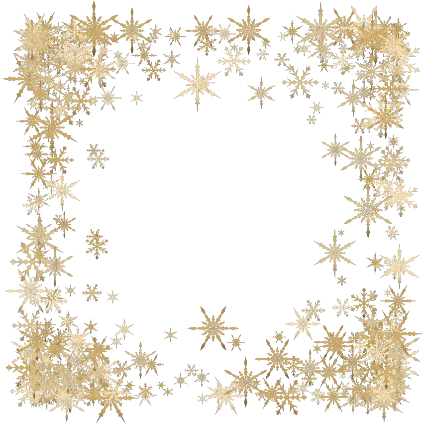 Snowflake Border Png Download Clip Art Snowflake Border Png