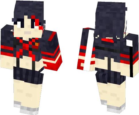 Download Kill La Ryuko Matoi Minecraft Skin For Free Fictional Character Png Ryuko Matoi Png