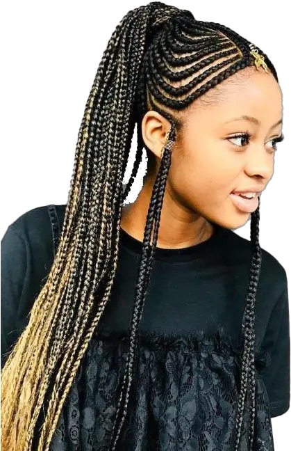 Braid Png File Tresse Coiffure Avec Meche Africaine Braid Png