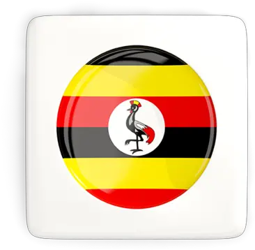 Square Icon With Round Flag Uganda Flag Png Round Square Png