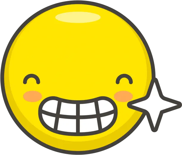 Download Beaming Face With Smiling Eyes Emoji Icon Full Portable Network Graphics Png Eyes Emoji Transparent