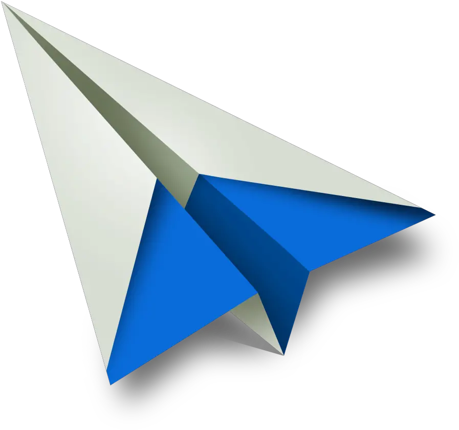 Png Photo Paper Plane Diy Papier Paper Plane Blue Png Paper Airplane Png