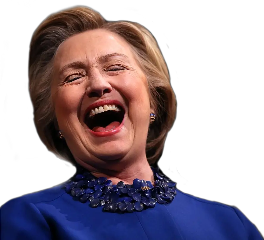 Hillary Clinton After Elections Hillary Clinton Laughing Png Hillary Clinton Transparent Background