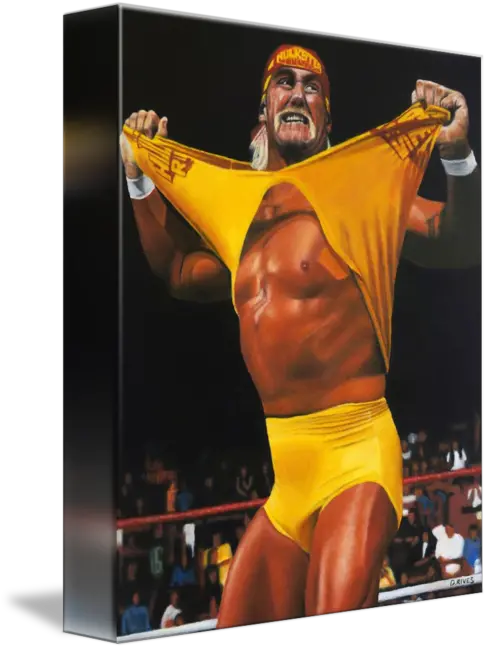 Hulk Hogan Oil Canvas Png Hulk Hogan Png