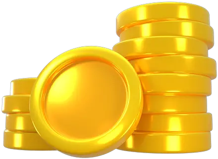 Coins Icon Download In Colored Outline Style Solid Png Coins Icon Png