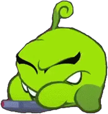 Stuck Om Nom Sticker Stuck Om Nom Cut The Rope Discover Glue Stuck Slime Gif Png Simpsons Buddy Icon