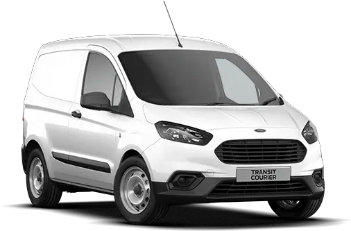Vans And Pickups Range Ford Transit Courier Transparent Png White Van Png
