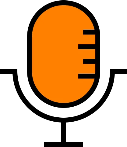 Microphone Icon Of Colored Outline Style Available In Svg Dot Png Microphone Transparent Png