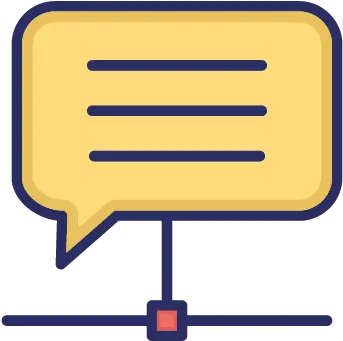 Chat Bubble Networking Color Vector Icon Vertical Png Text Bubble Icon