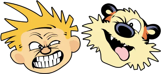 Calvin And Hobbes Cursor Happy Png Calvin And Hobbes Png