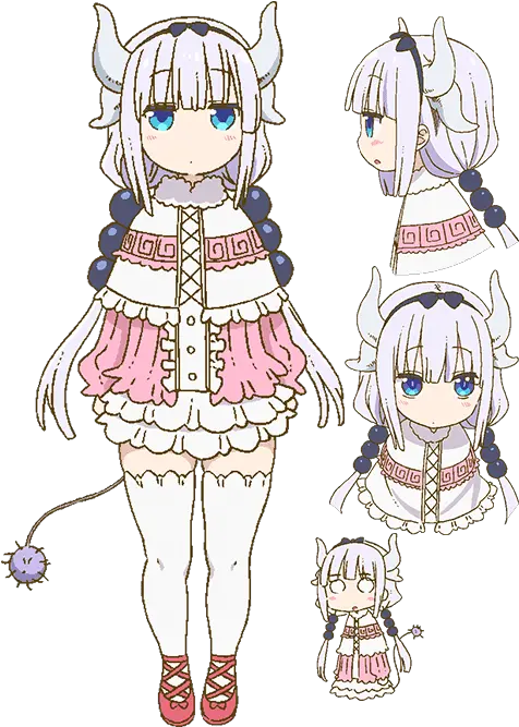 Kanna Kamui From Miss Kobayashis Character Kobayashi Dragon Maid Png Kanna Png