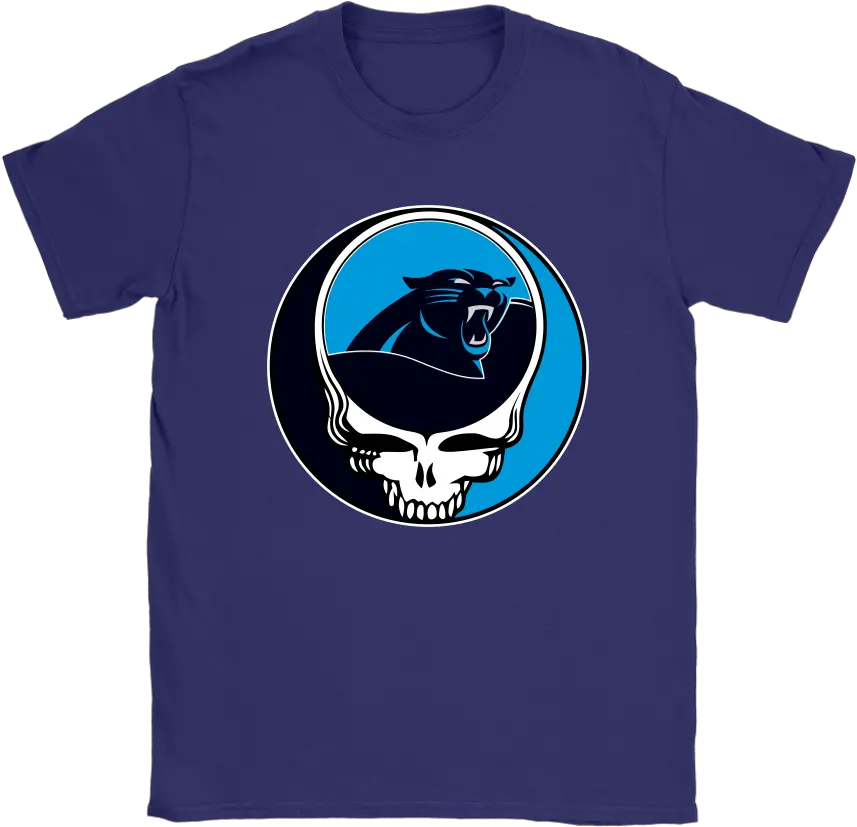 Nfl Team Carolina Panthers X Grateful Grateful Dead Steal Your Face Png Carolina Panthers Logo Png
