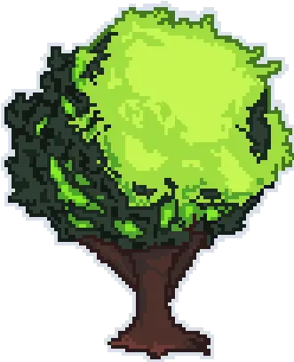 Pixel Art Tree Pixel Art Png Full Size Png Download 2d Tree Pixel Art Pixel Art Png