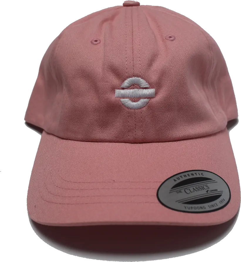 Ugorg Classic Dad Hat Pink With White Logo Baseball Cap Png Sold Out Logo