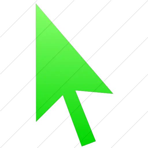 Iconsetc Simple Ios Neon Green Gradient Classica Mouse Vector Mouse Arrow Png Mouse Pointer Png