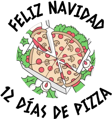 Amante De La Pizza Feliz Navidad By Ezcreatives Inktale Png