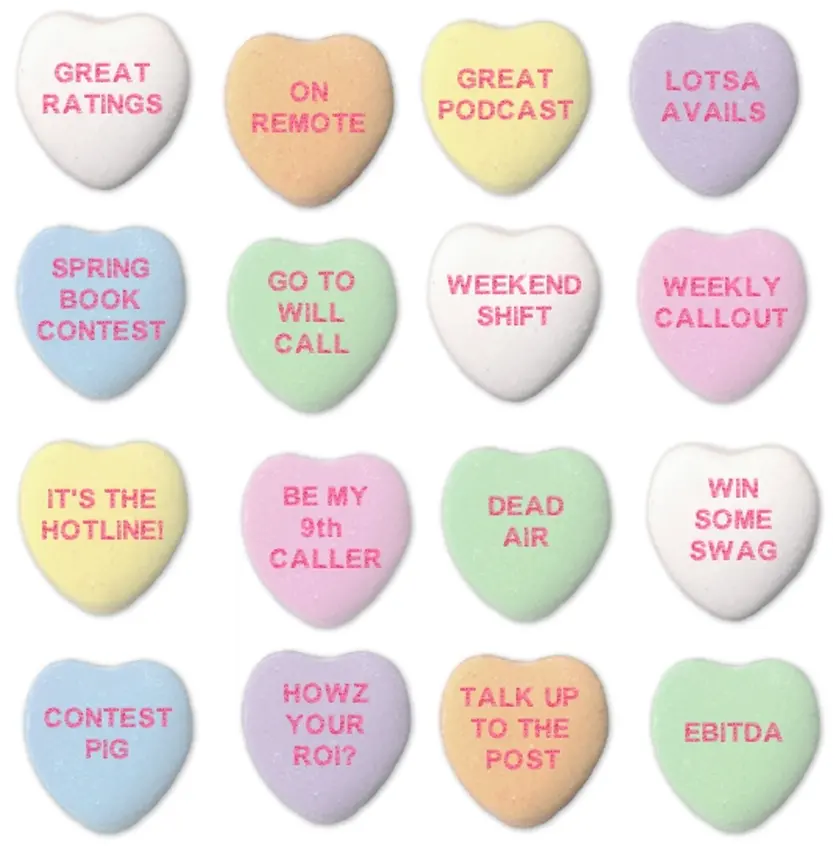 Radio Candy Hearts For Teen Png Candy Hearts Png