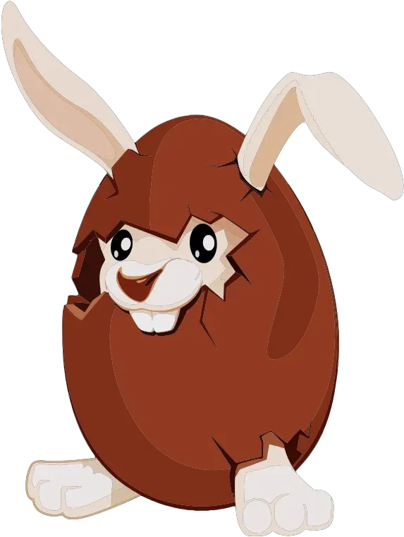 Chocolate Bunny Cartoon Easter Chocolate Eggs Animated Png Chocolate Bunny Png