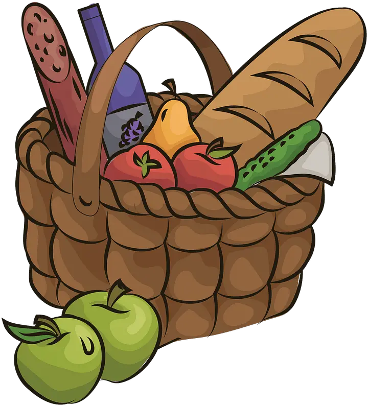 Picnic Basket Clipart Free Download Transparent Png Clip Art Basket Transparent