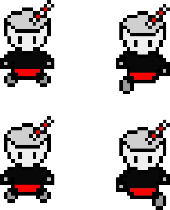 Cuphead Sprite By Evilpoisonbr Dot Png Cuphead Logo Png