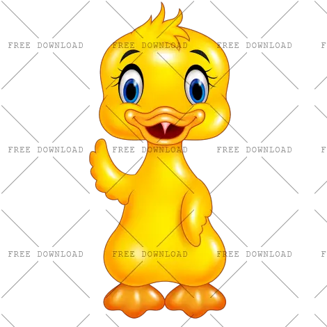 Duck Goose Swan Bird Png Image With Cartoon