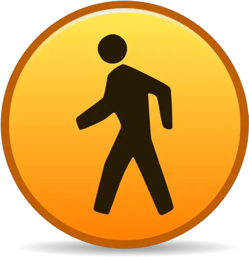 Walking Icon Public Domain Vectors Street Pedestrian Crossing Sign Png Walking Icon Png