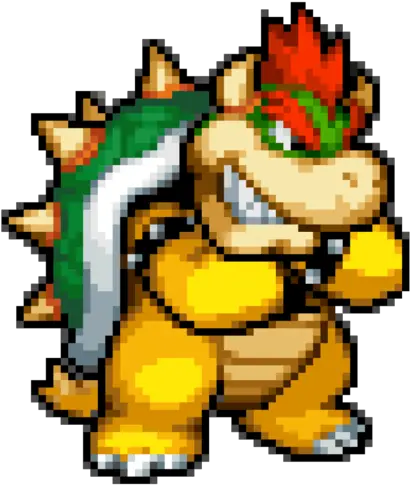 Sprites Png Banner Library Download Mario And Luigi Inside Story Bowser Sprite Bowser Png