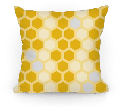 Download Large Yellow Geometric Cushion Png Honeycomb Pattern Png