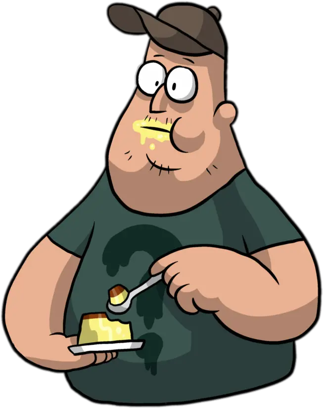 Gravity Falls Soos Ramirez Eating Pie Soos From Gravity Falls Png Eating Png