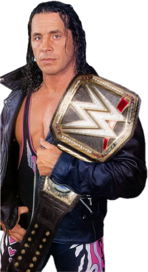 Bret Hart Png Transparent Wwe Bret Hart Wwf Champion Hart Png