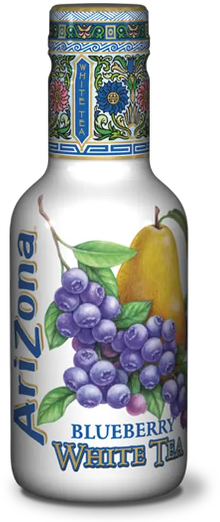 Arizona White Tea Blueberry Pet 500ml Arizona Iced Tea Blueberry Png Arizona Tea Png